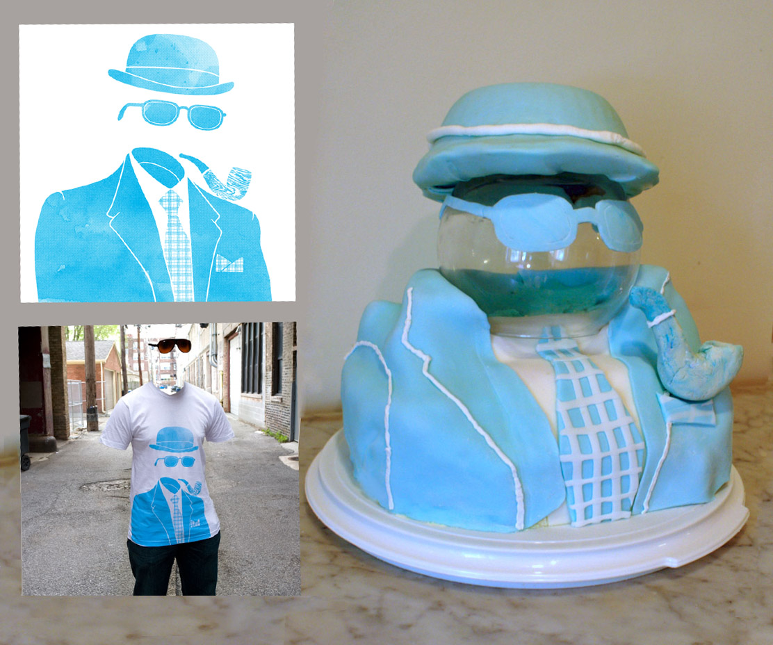 The Invisible Gentleman cake