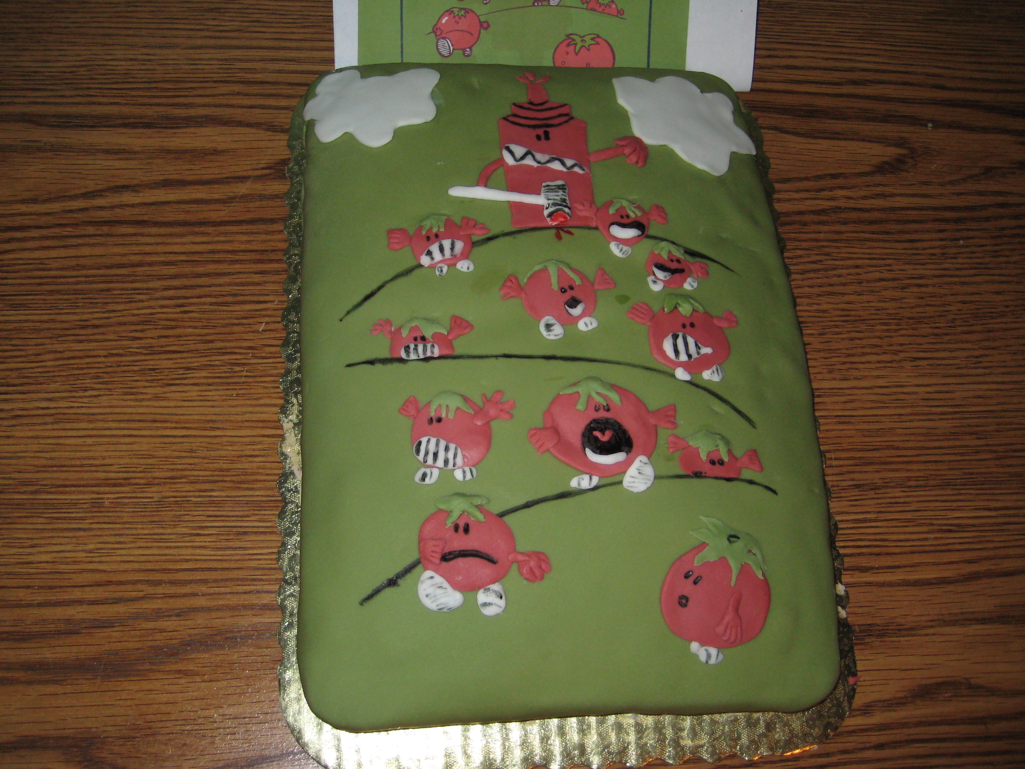 We Were Tomatoes cake