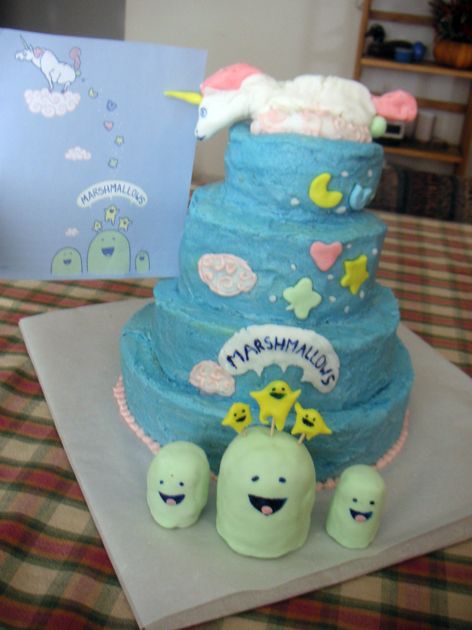 Marshmallow Factory cake