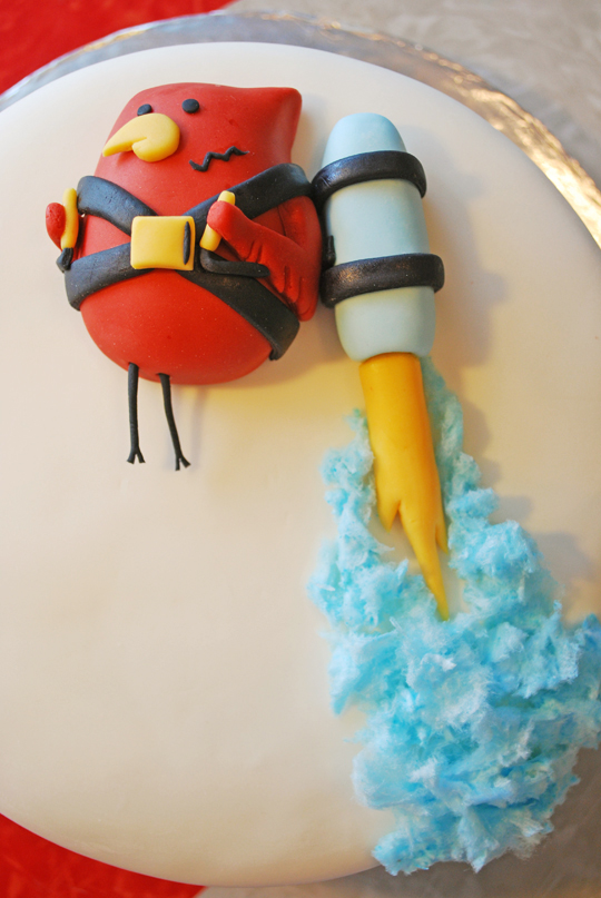 Rocketbird cake