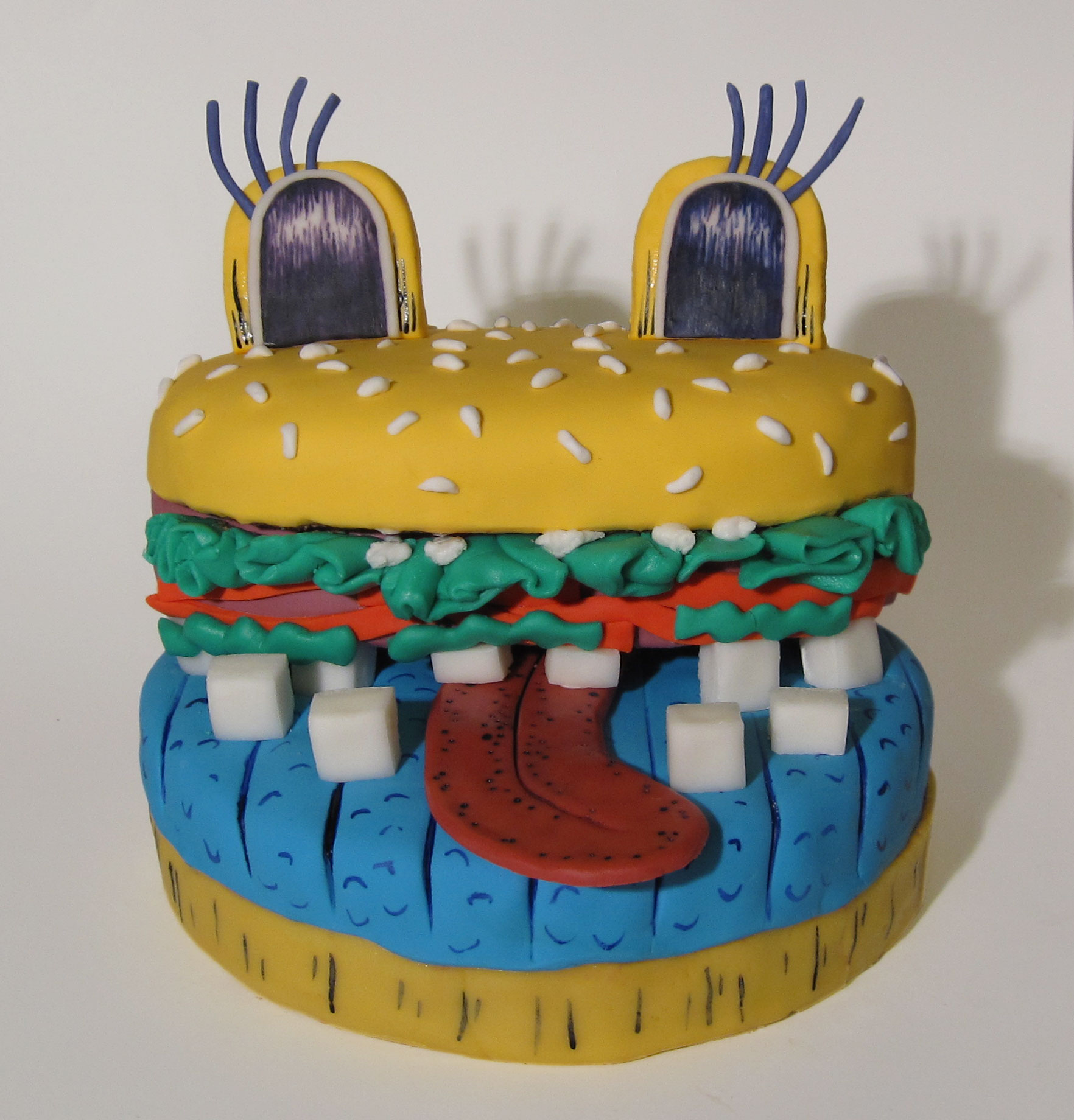 Burgertee cake