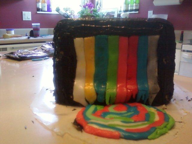 Test Pattern cake