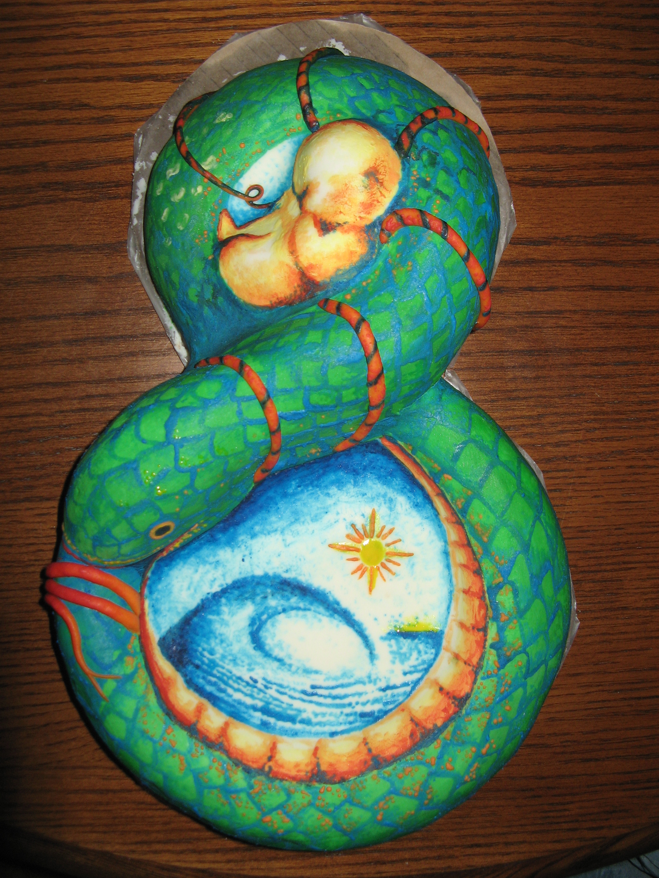 Ouroboros '08 cake