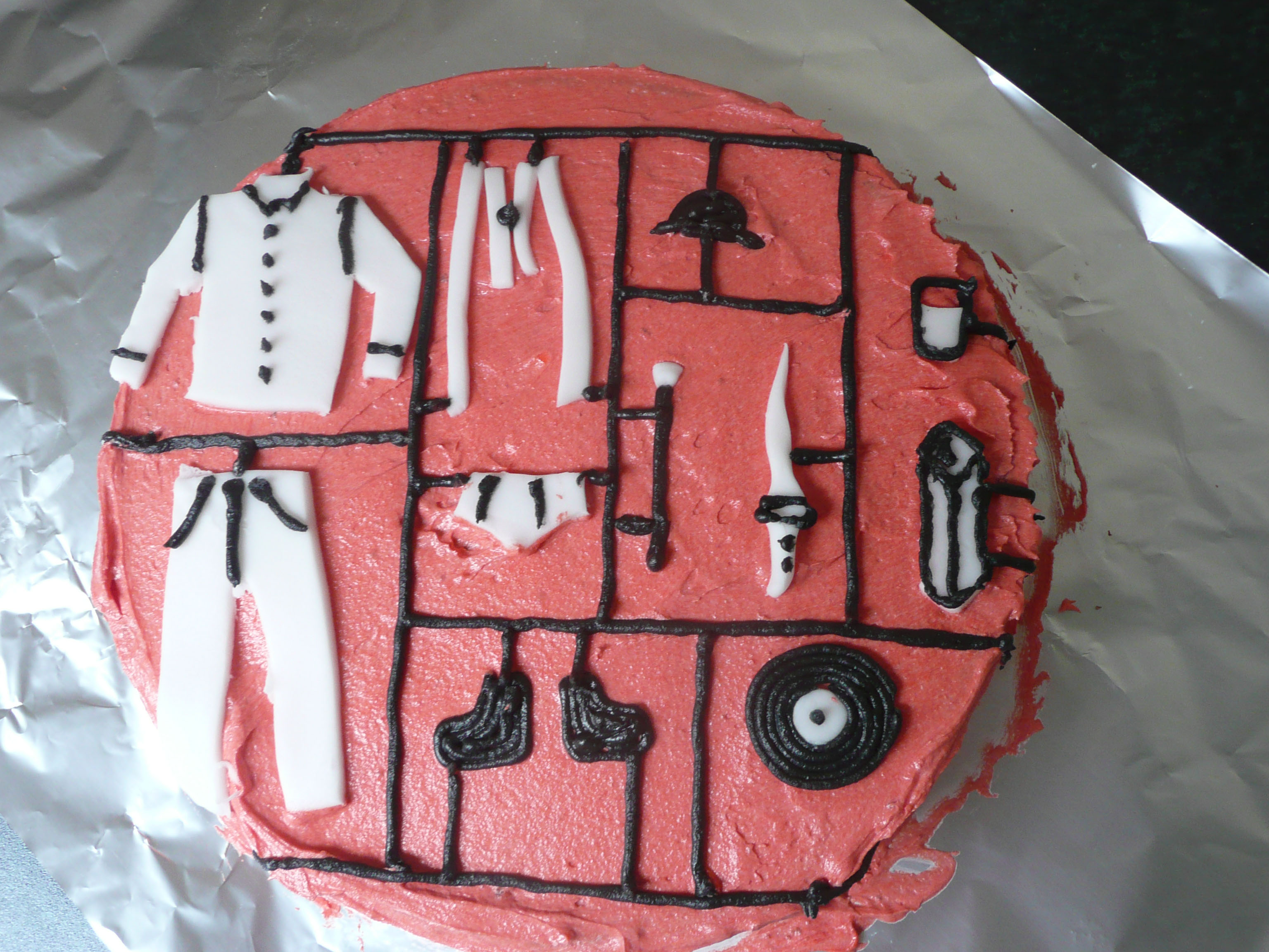 Clockwork Kit cake