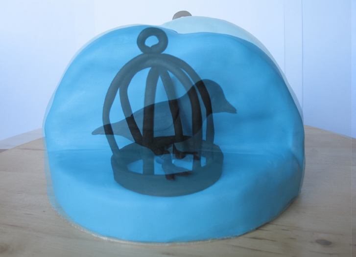 Human Thaumatrope cake