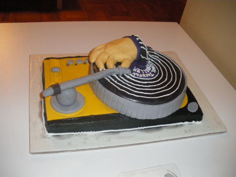 Music Business Remastered cake