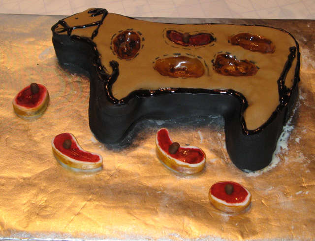 Cow Puzzle cake