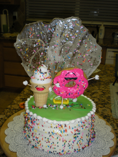 Playin' In The Sprinkler cake