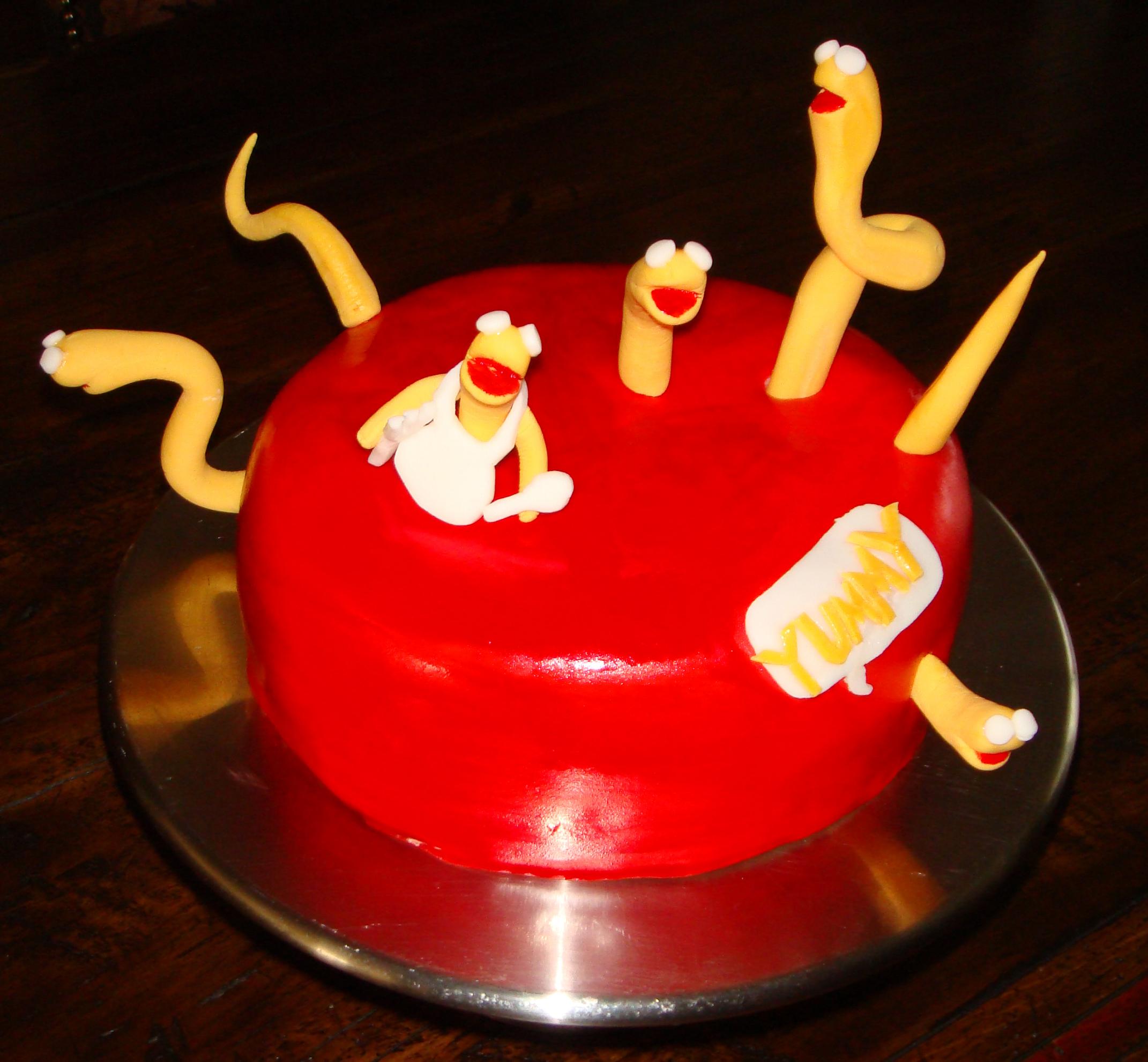 You're Wormfood cake