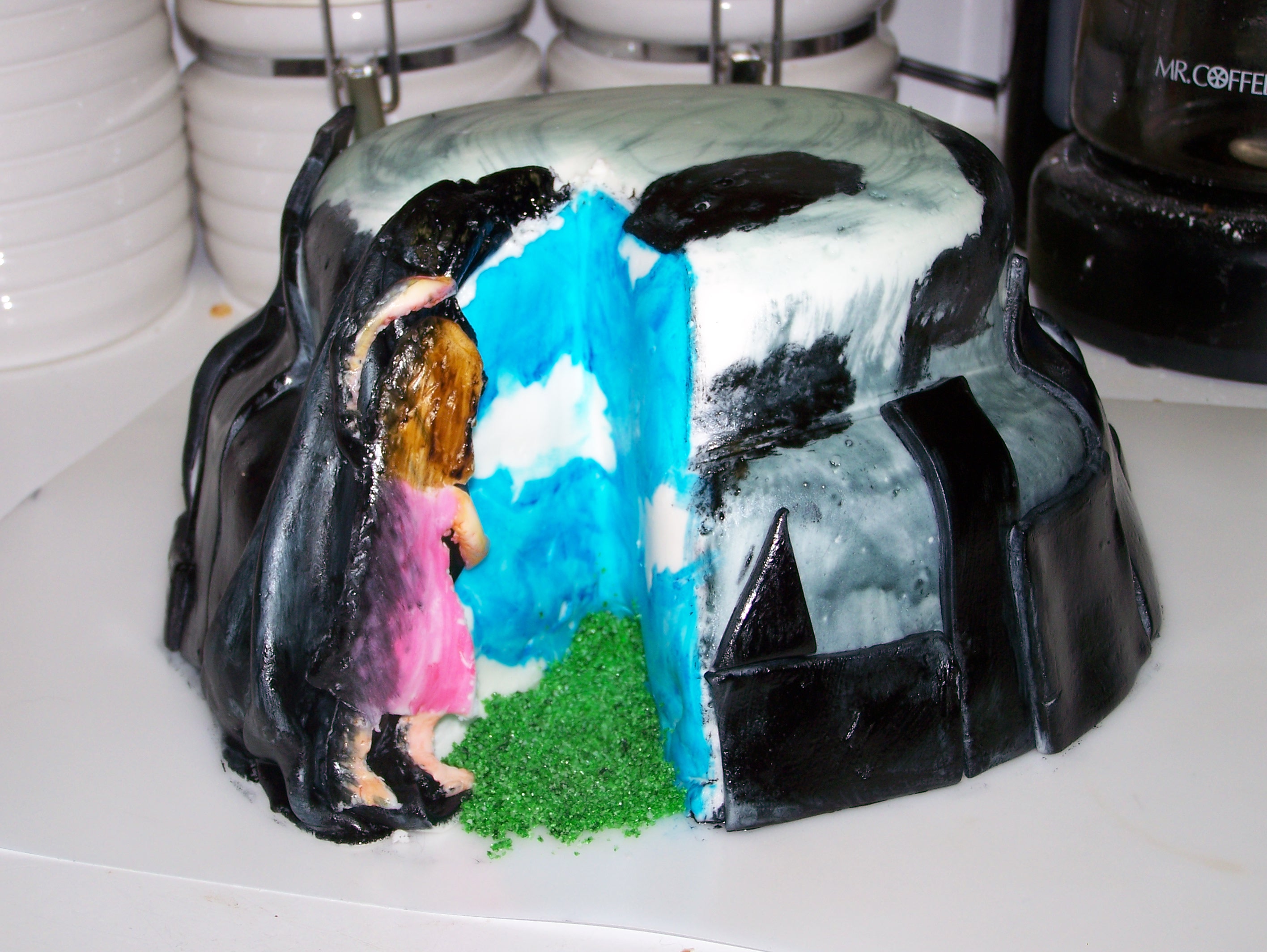 Hey, Mr. Blue Sky cake