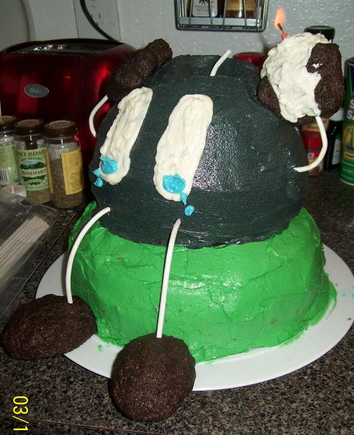 Self Destruction cake