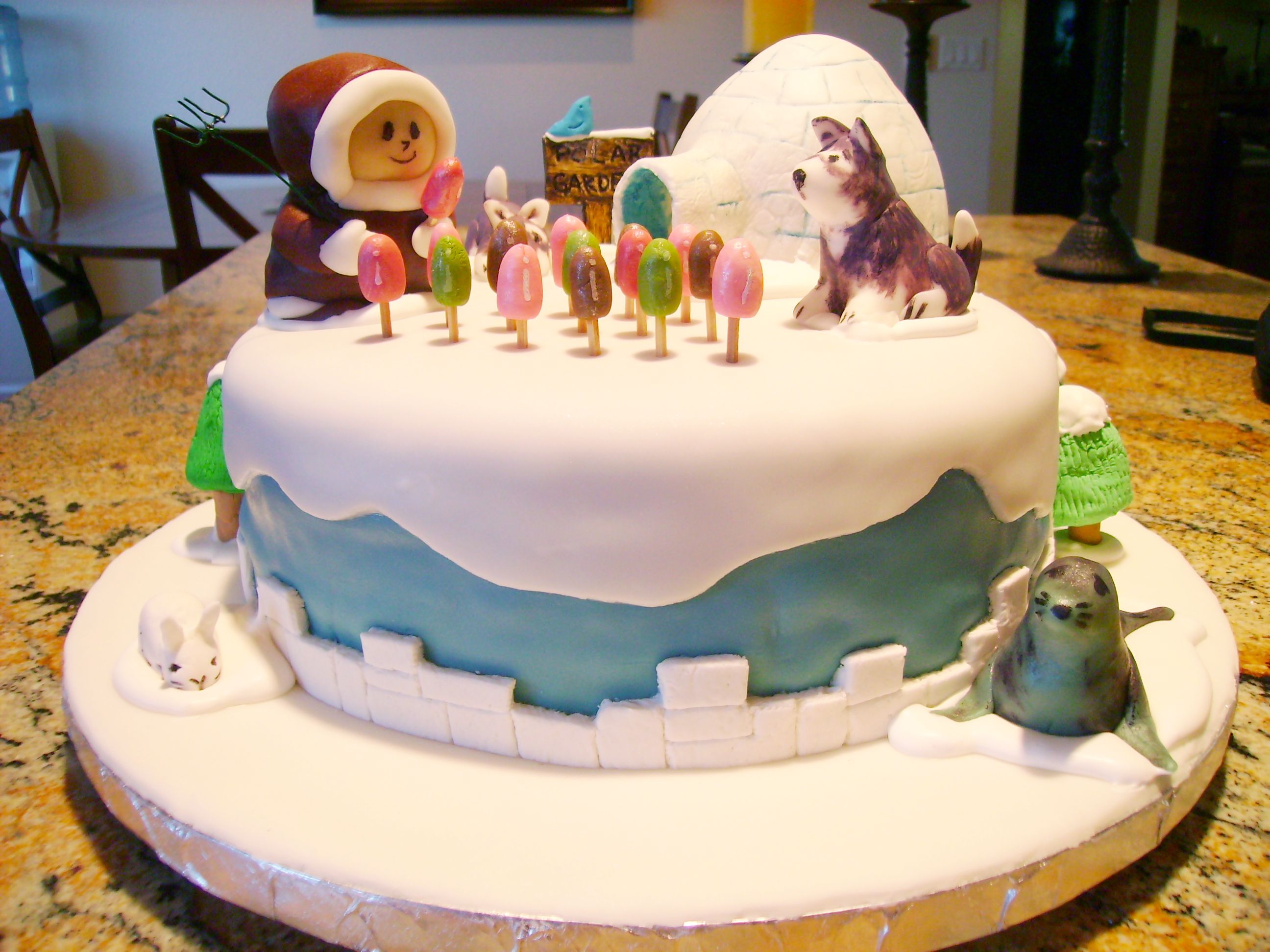 Polar Gardening cake