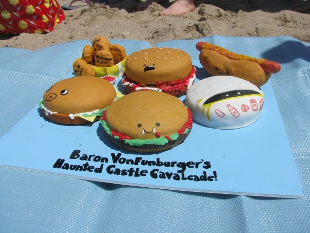 Baron VonFunburger's Haunted Castle Cavalcade cake