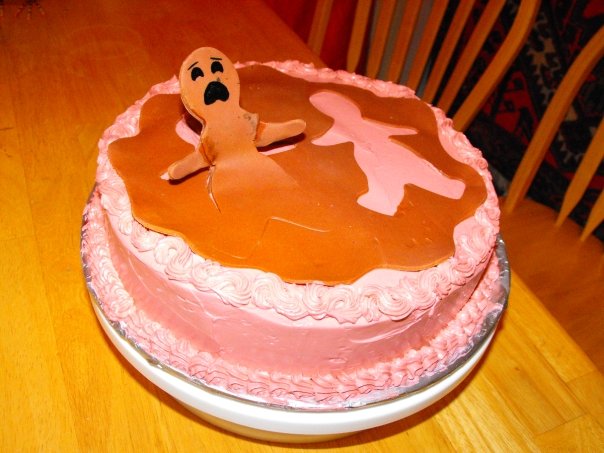 Gingerbread Nightmares cake