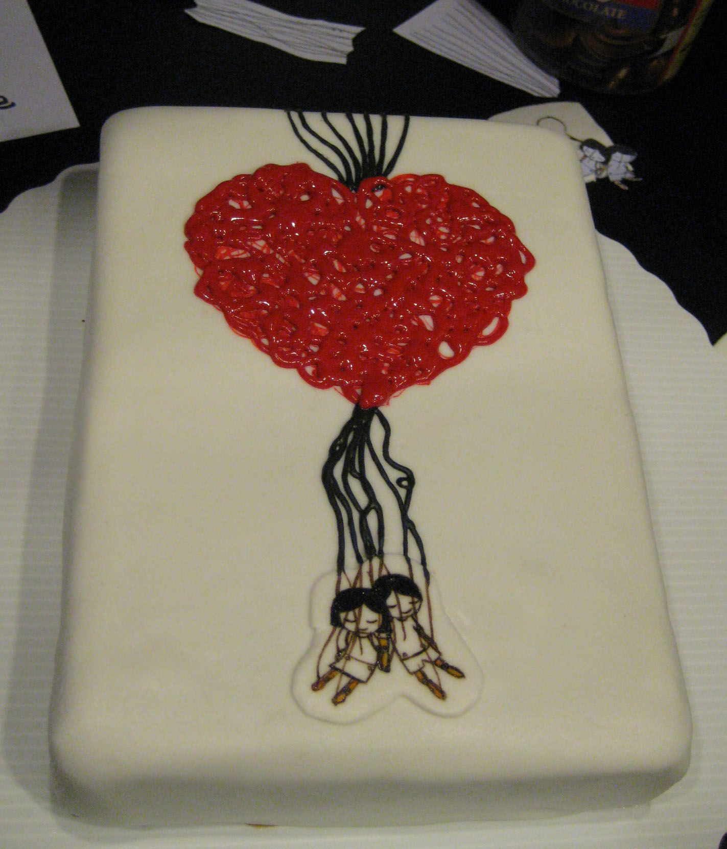 Puppet In Love cake