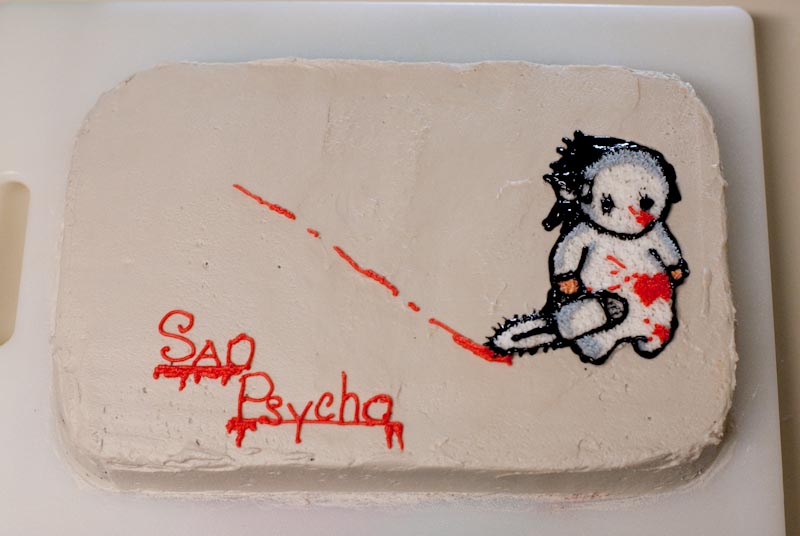 Sad Psycho cake