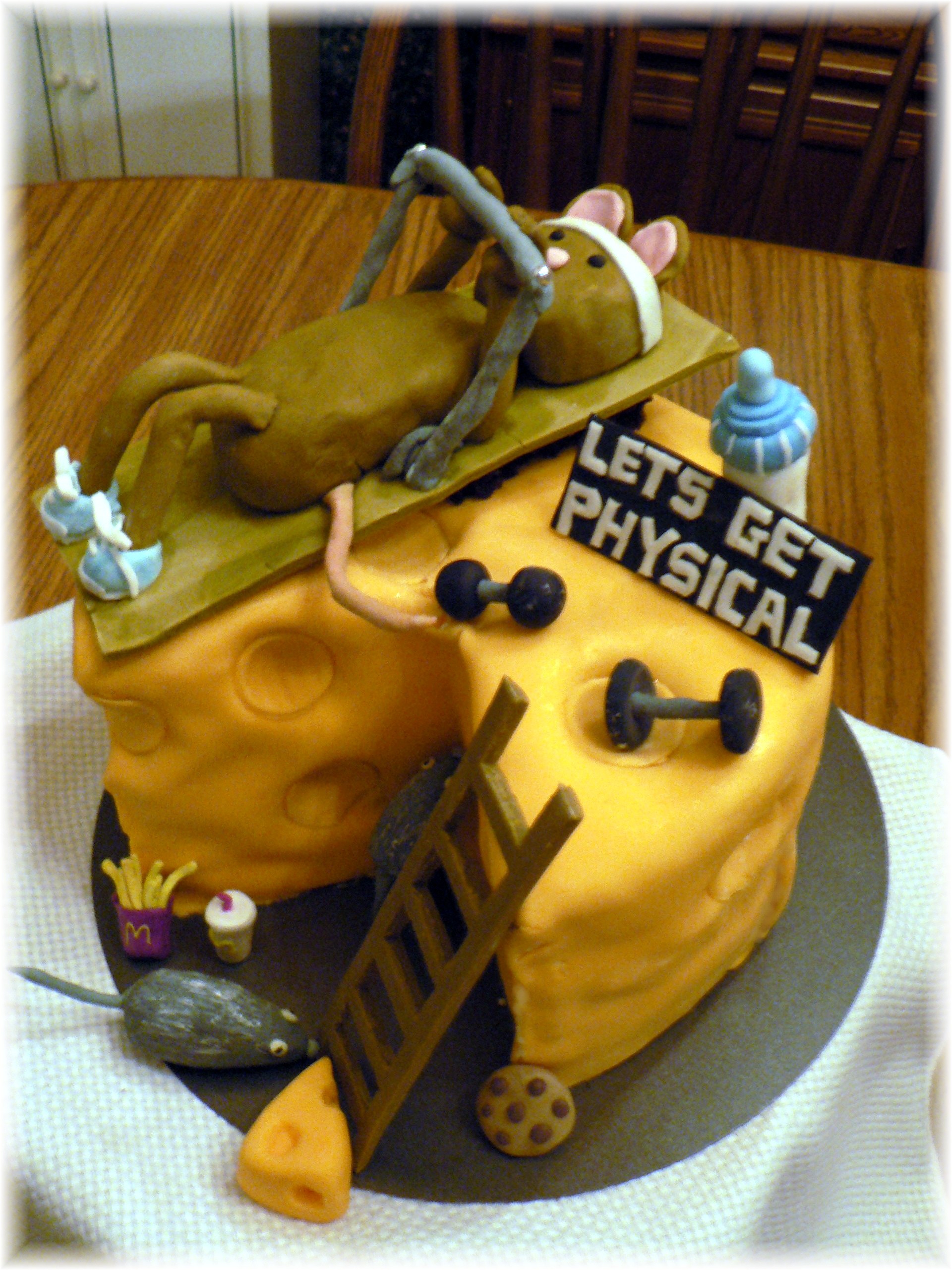 Let's Get Physical cake