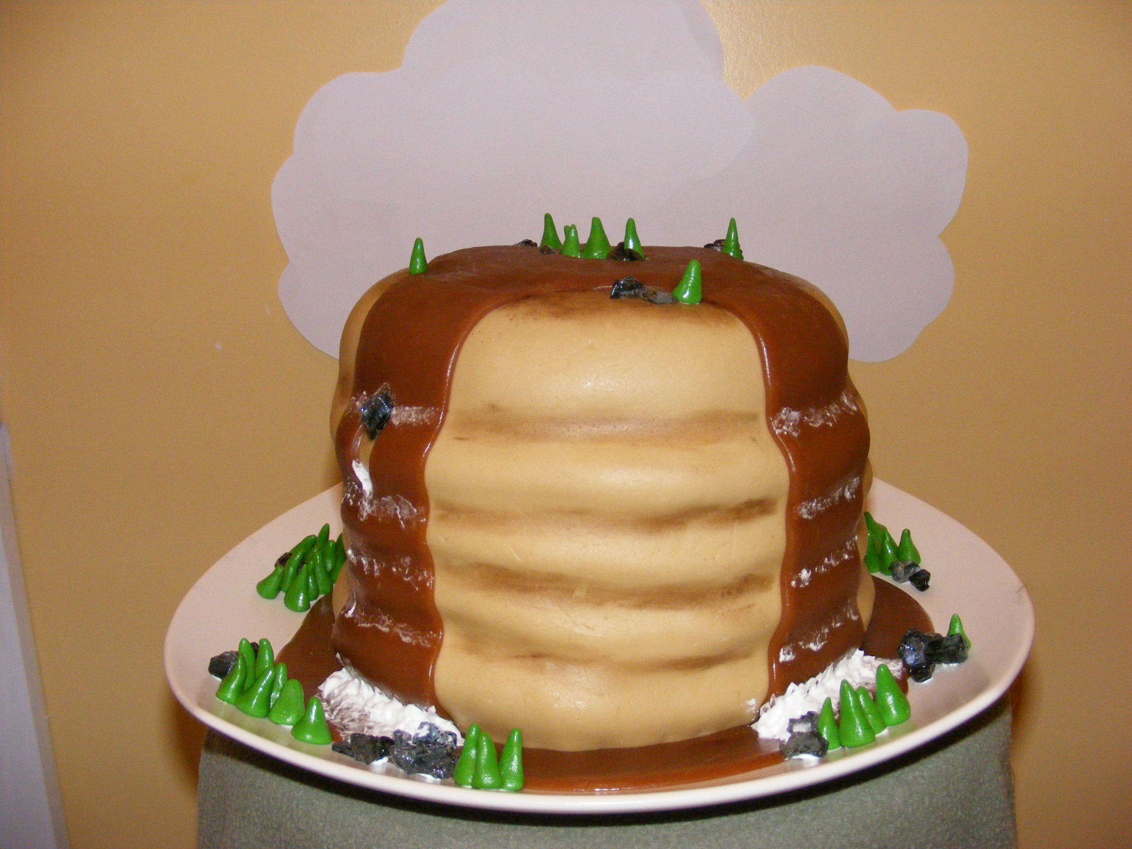 Pancakes Mountain cake