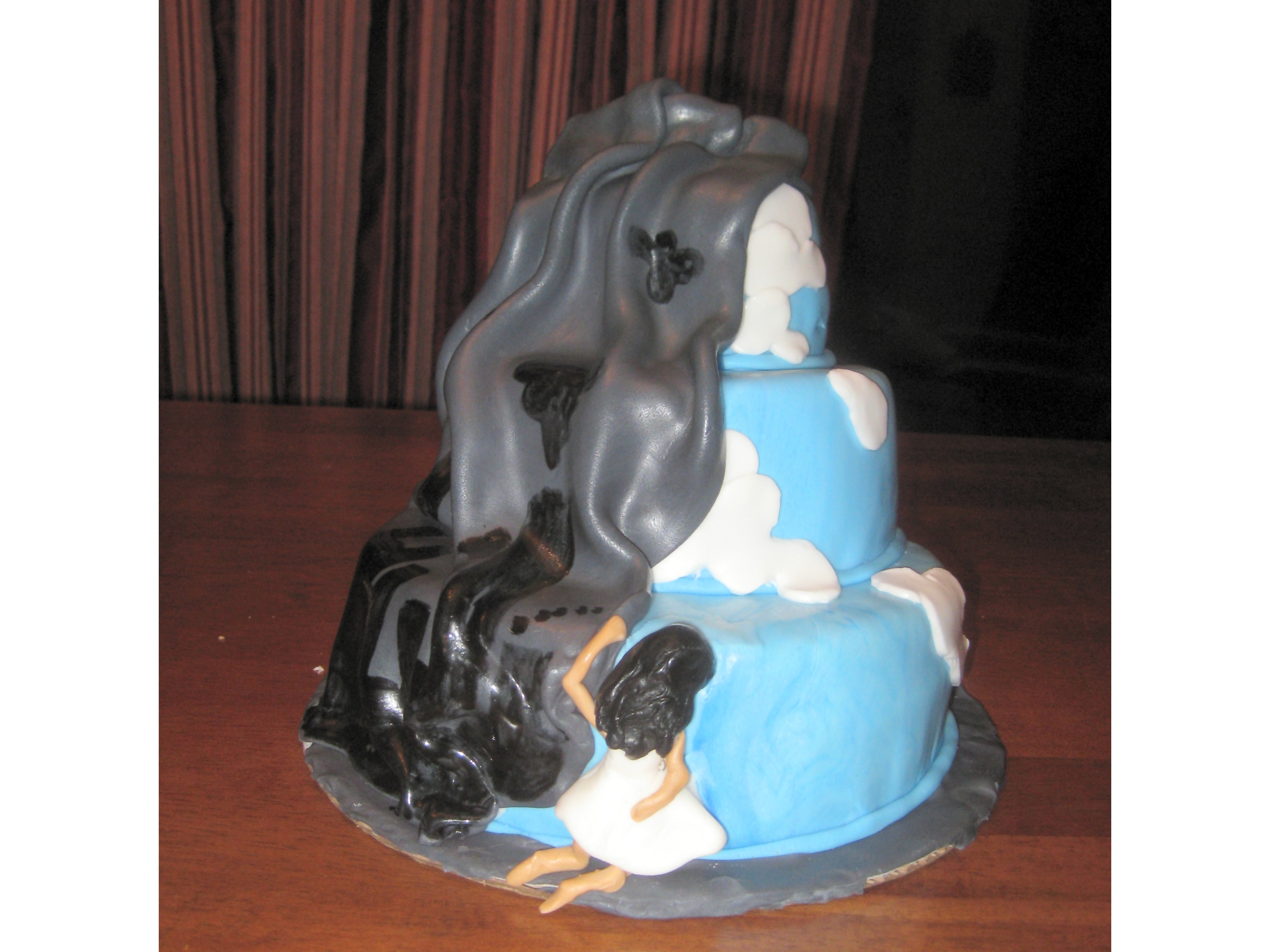 Hey, Mr. Blue Sky cake