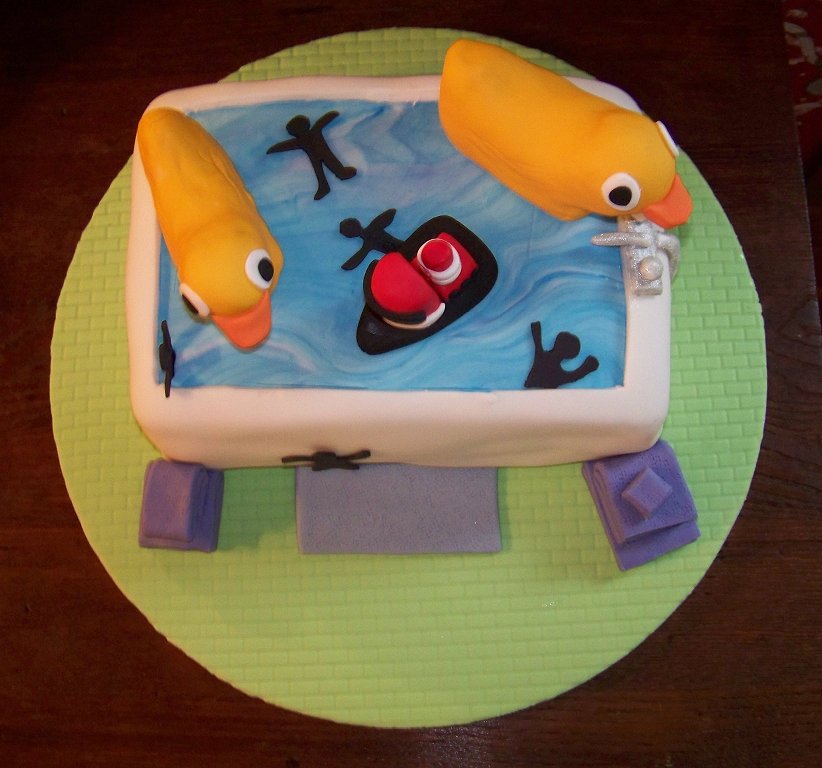 Quack Attack cake