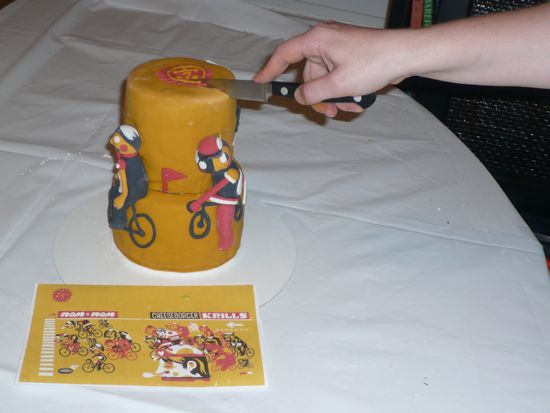 Sprint Finish cake