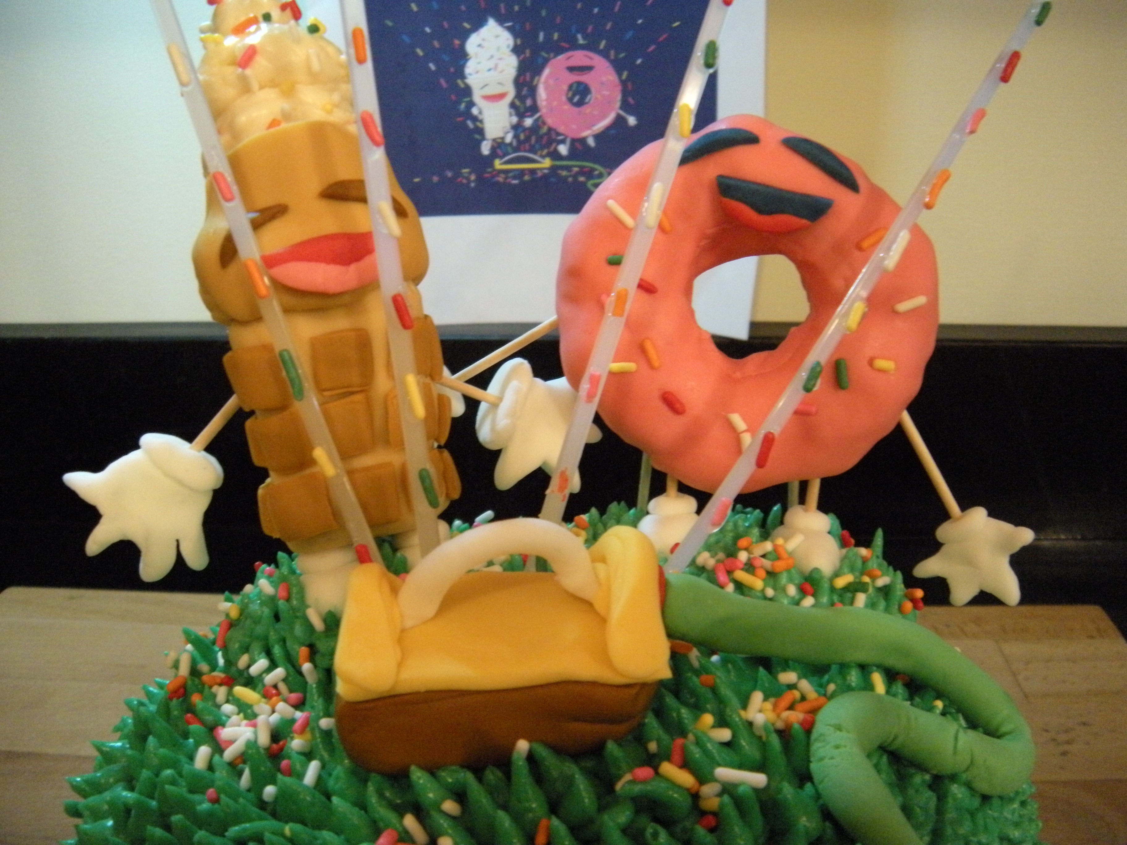 Playin' In The Sprinkler cake