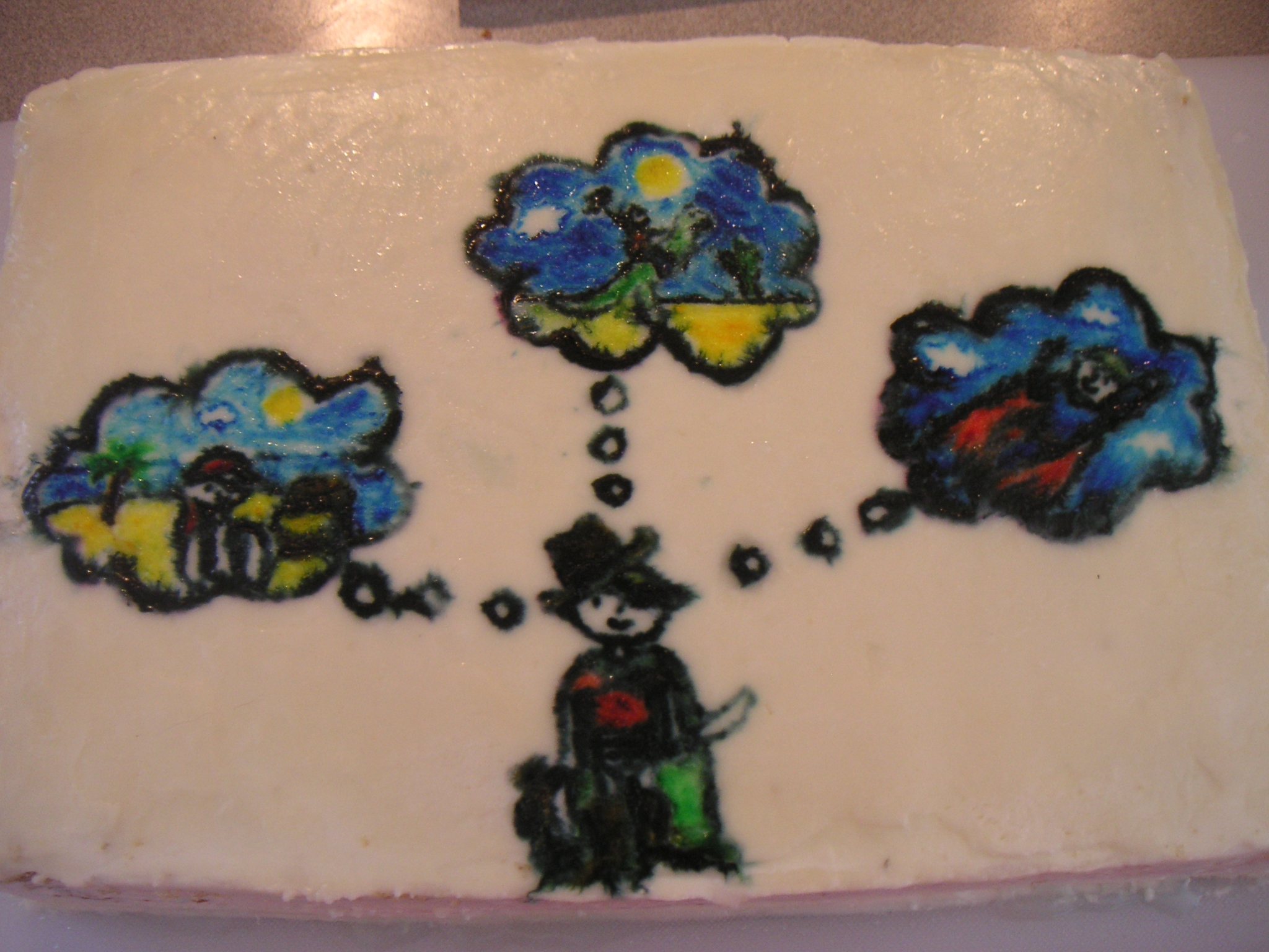 My career plans were much more exciting when I was five. cake