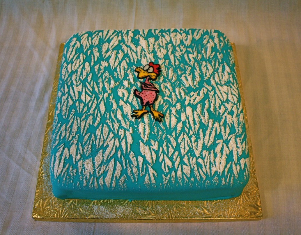 Feathered Fringe cake