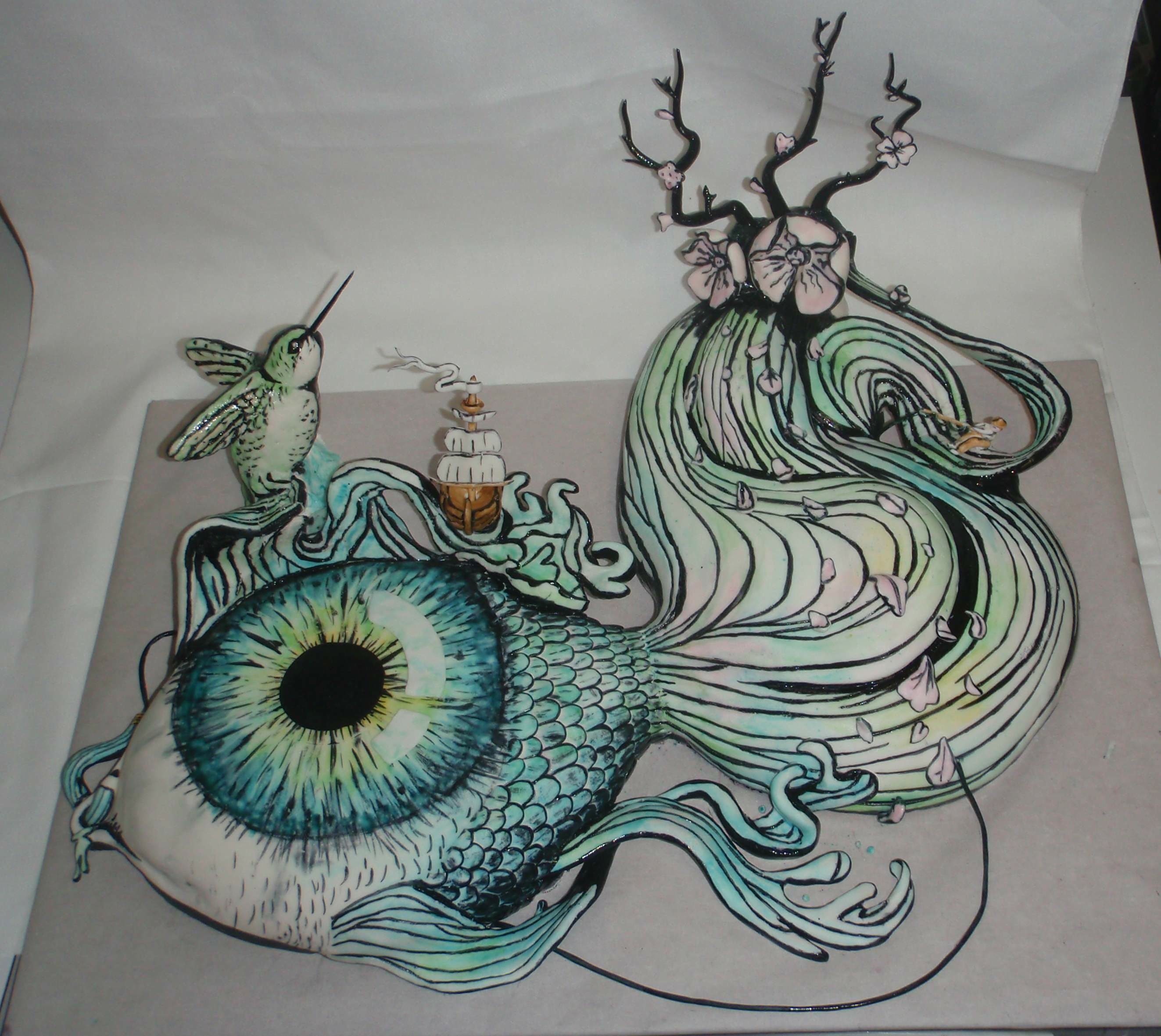 Flowing Inspiration cake