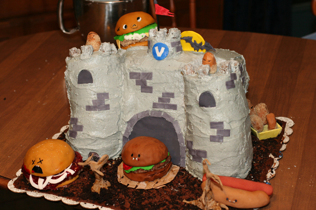 Baron VonFunburger's Haunted Castle Cavalcade cake