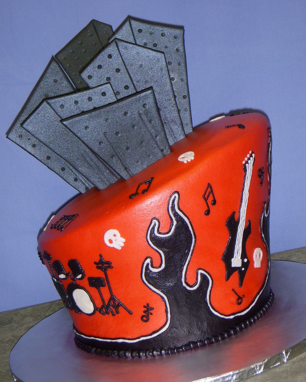 A city built on rock n' roll would be structurally unsound cake
