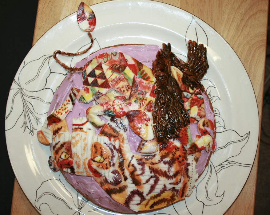 Flat Fight cake
