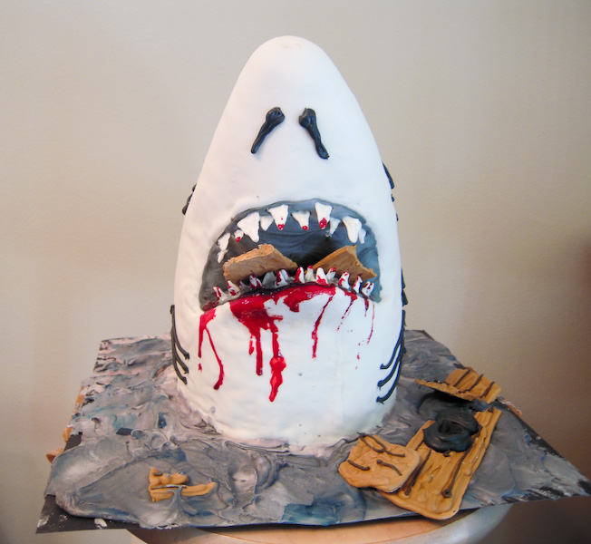 Do Not Jump Shark cake