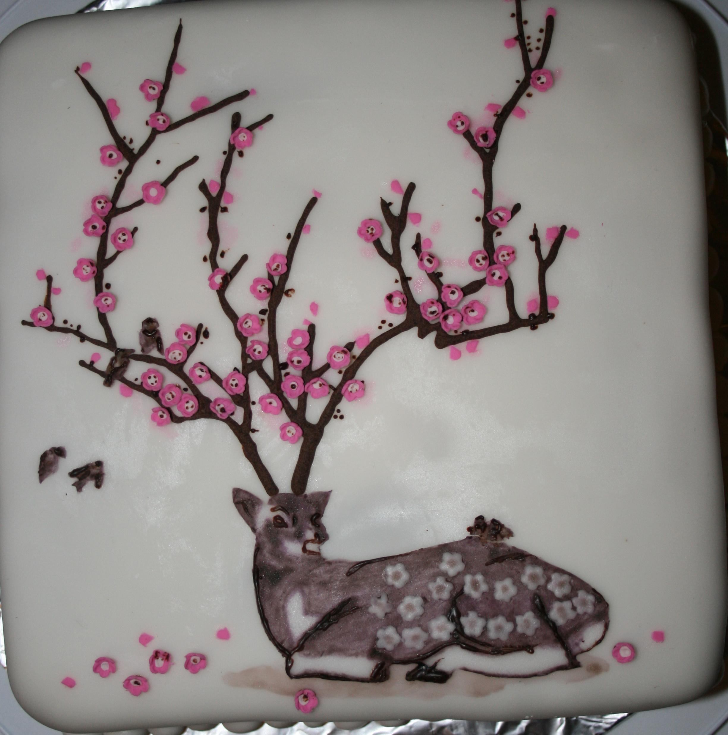Blooming cake