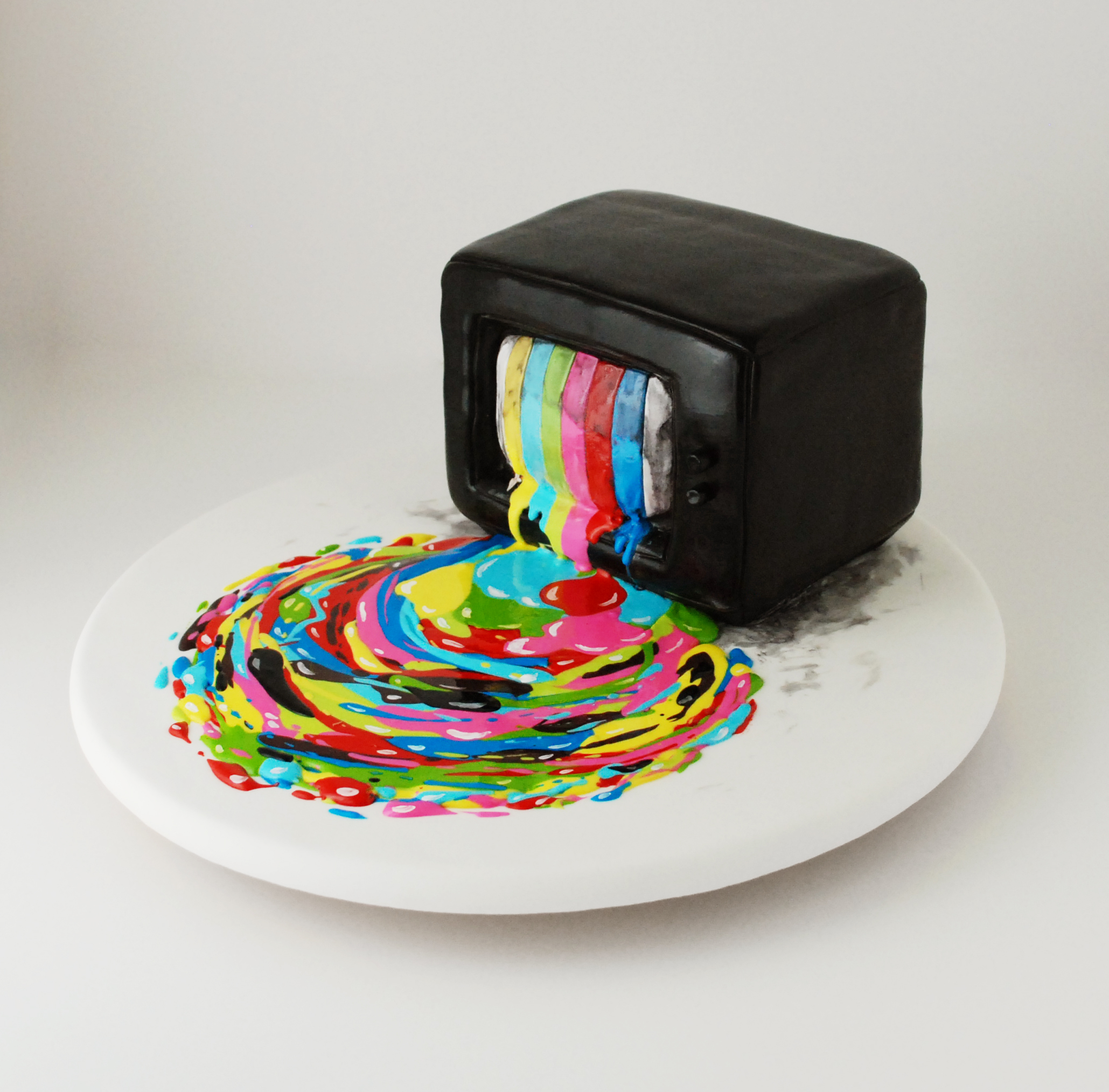 Test Pattern cake