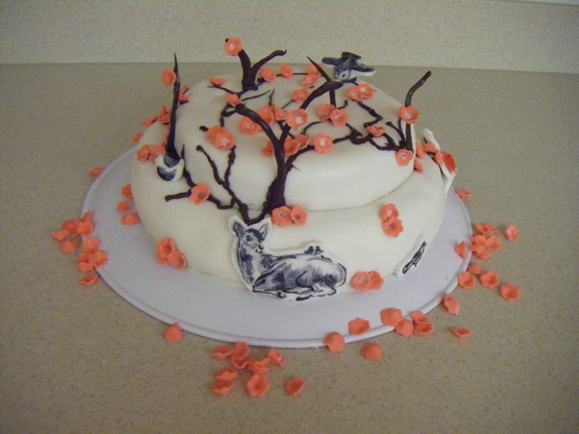 Blooming cake