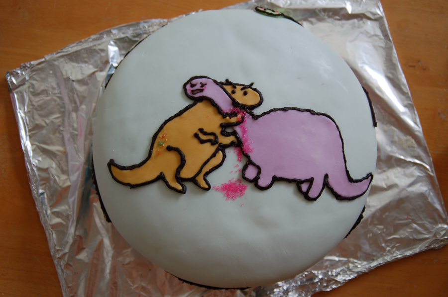 Know Your Dinosaurs cake