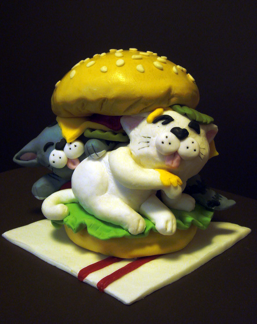 Catburger cake