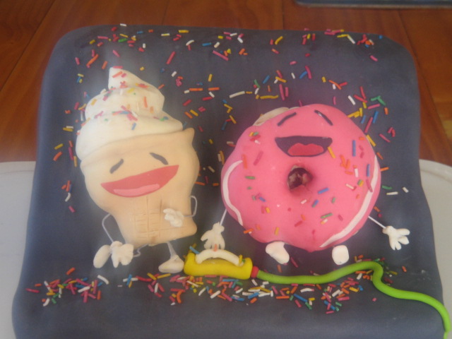 Playin' In The Sprinkler cake