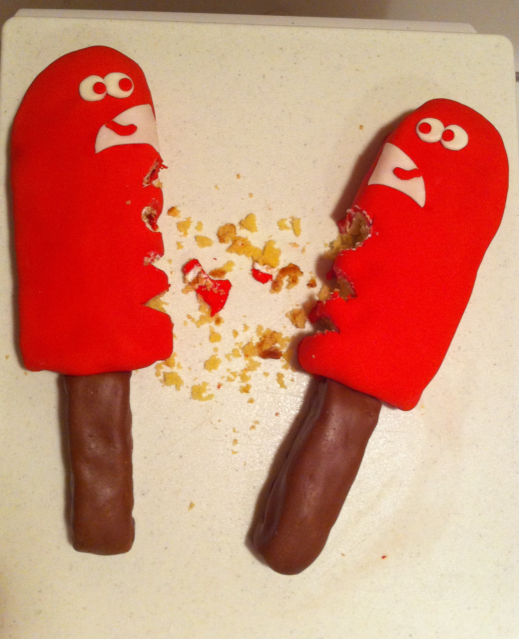 I Like Cherry Flavored Popsicles cake