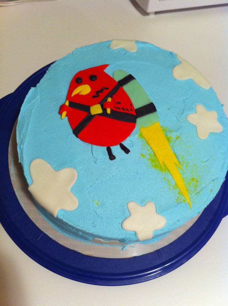 Rocketbird cake