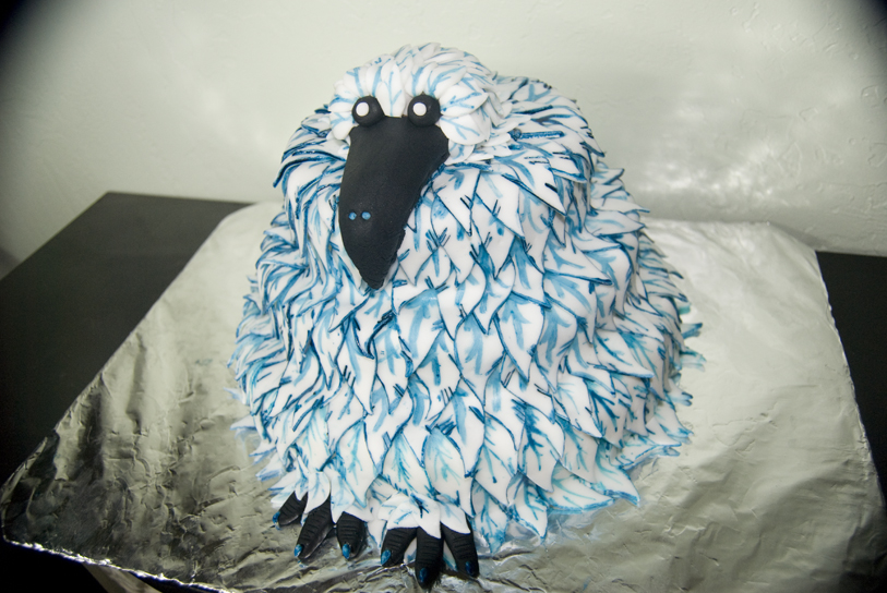 Feathered Fringe cake