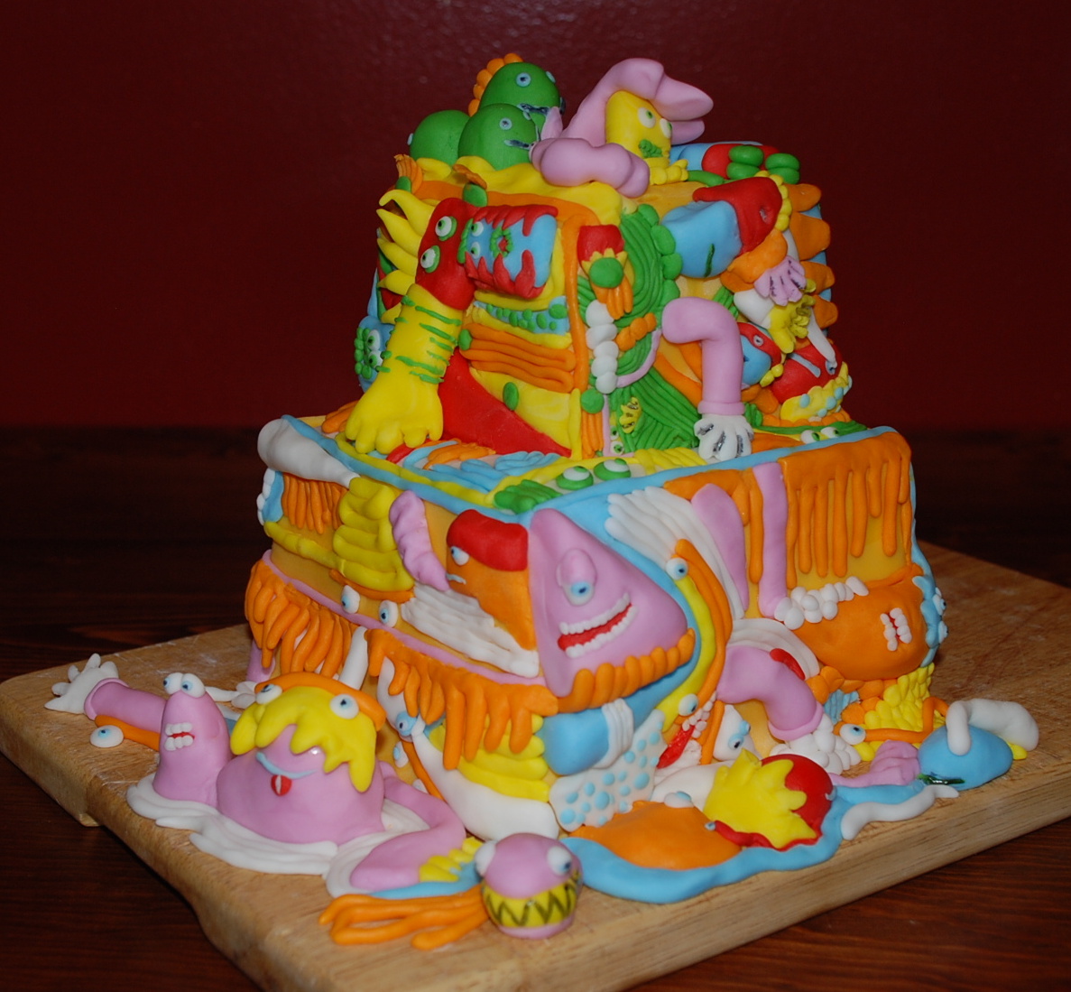 Cubed cake
