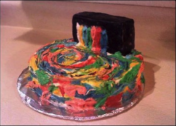Test Pattern cake