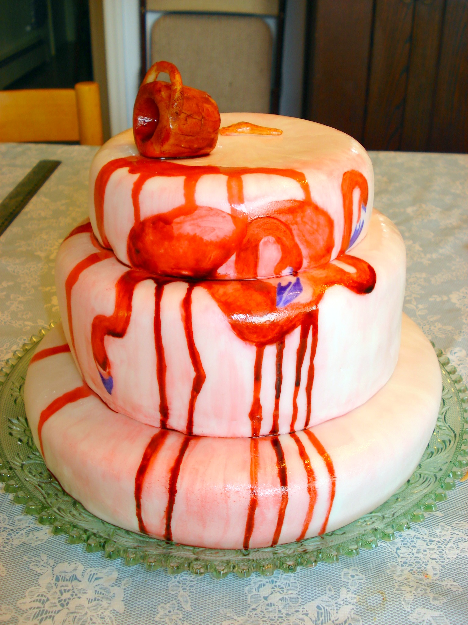 Flamenco cake