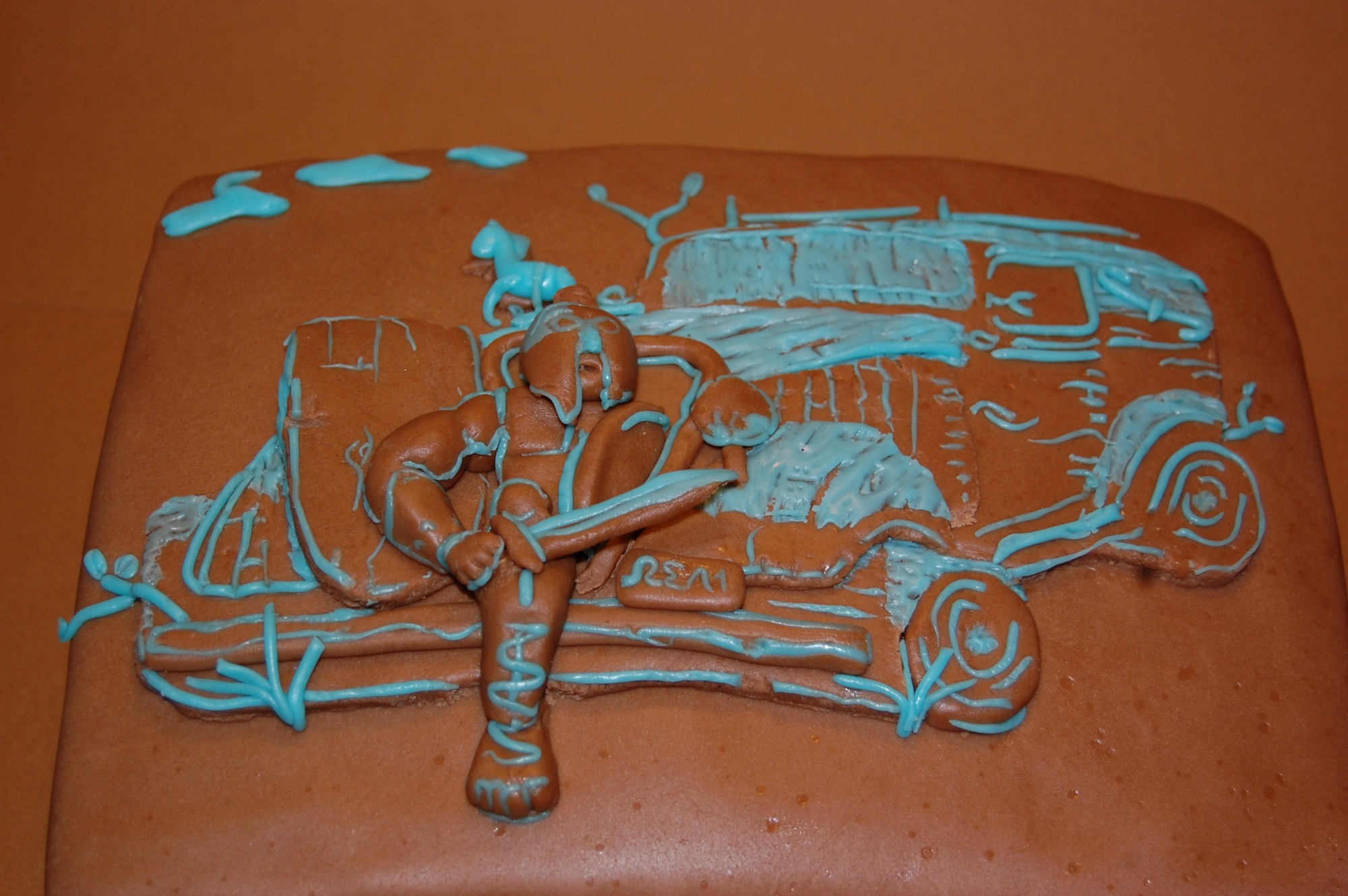 Trojan Hearse cake