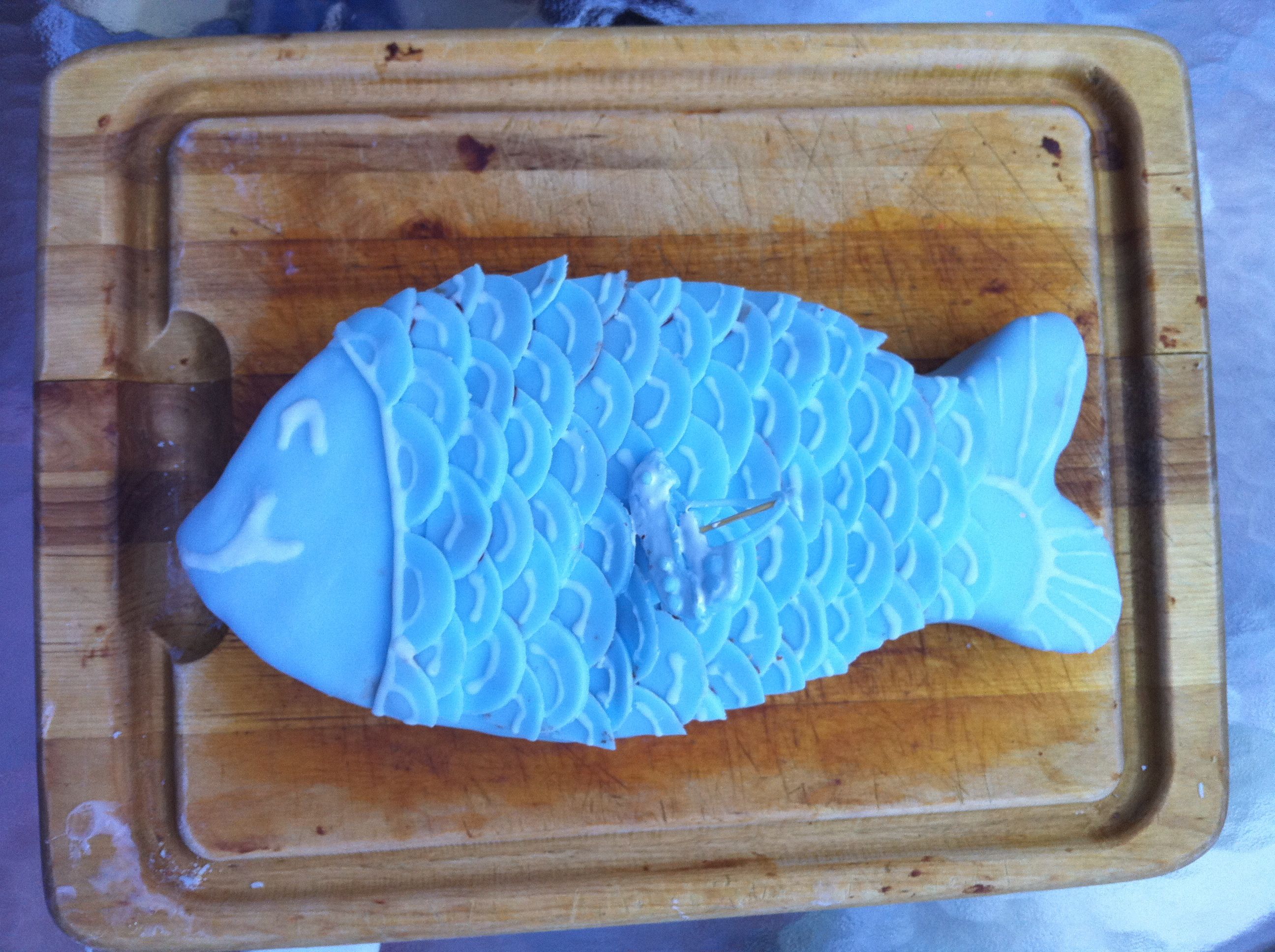 Fishing in a Fish cake