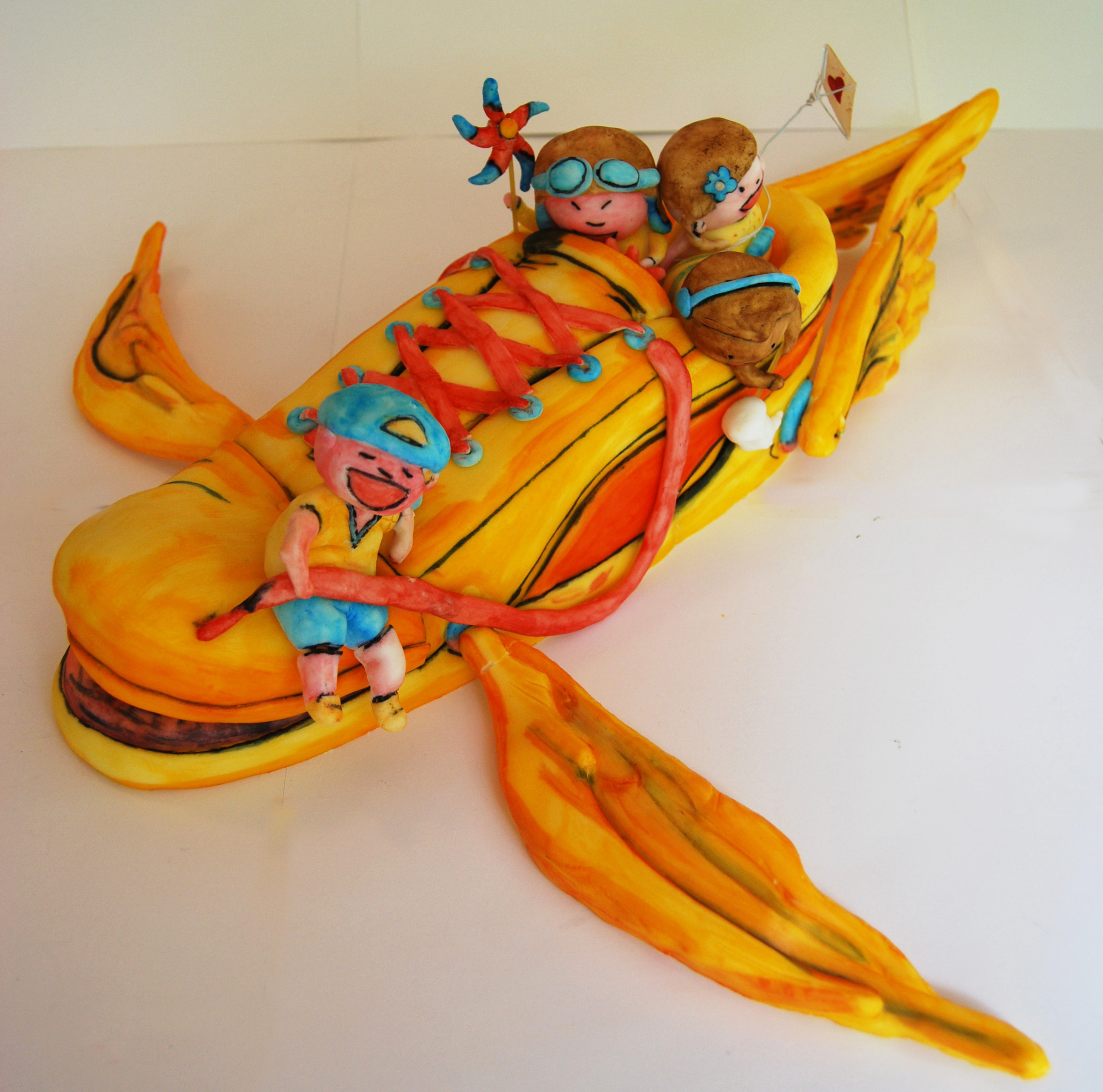 Fly Me Through the Cloud cake
