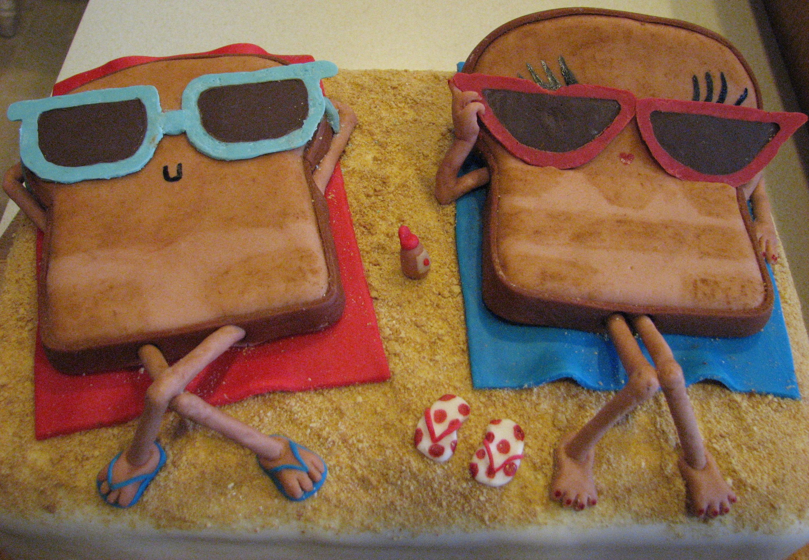 Toast cake