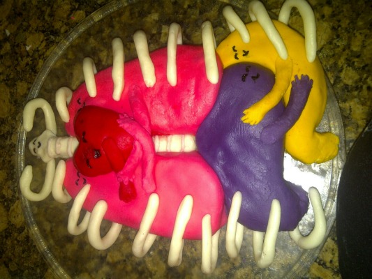 Hugs Keep Us Alive cake
